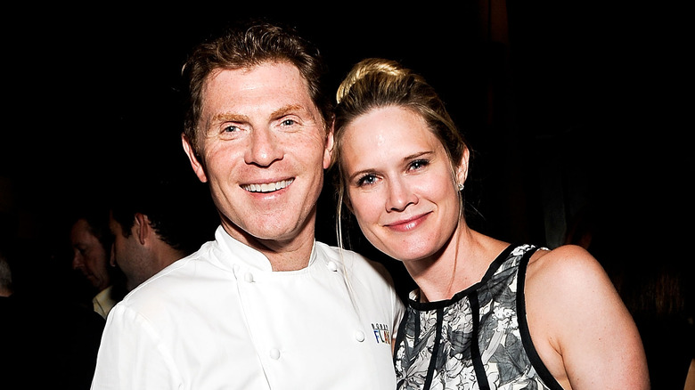 Bobby Flay with Stephanie March