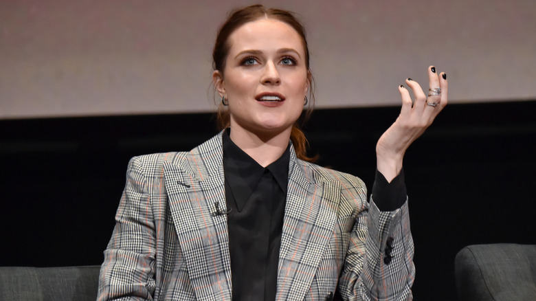 Evan Rachel Wood talking