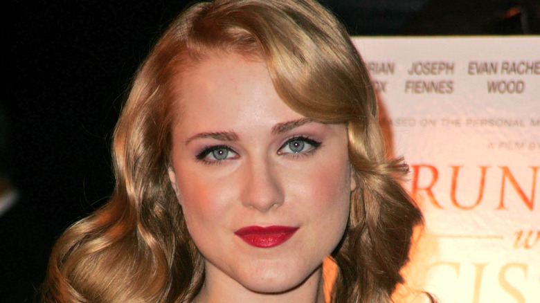 Evan Rachel Wood half-smiling