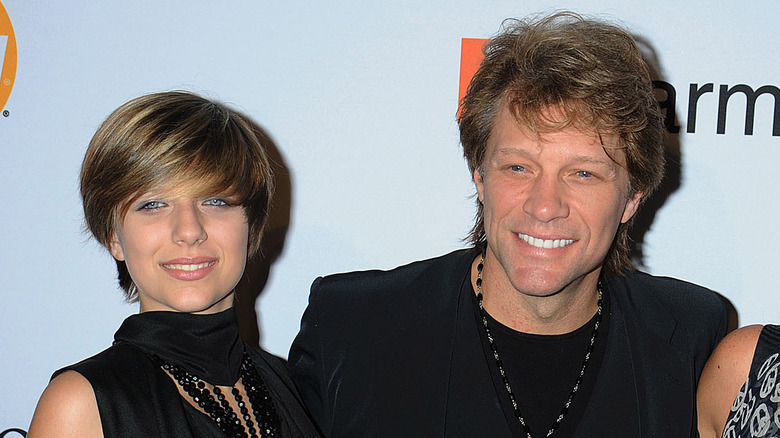 Jon Bon Jovi poses with his daughter Stephanie Rose Bongiovi