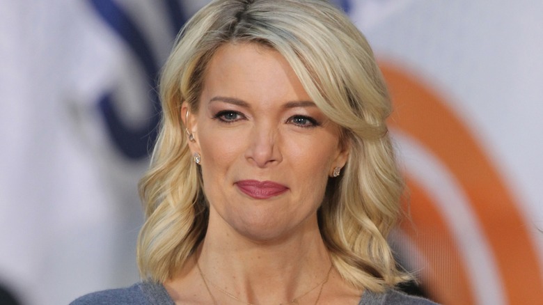 Megyn Kelly with a neutral expression