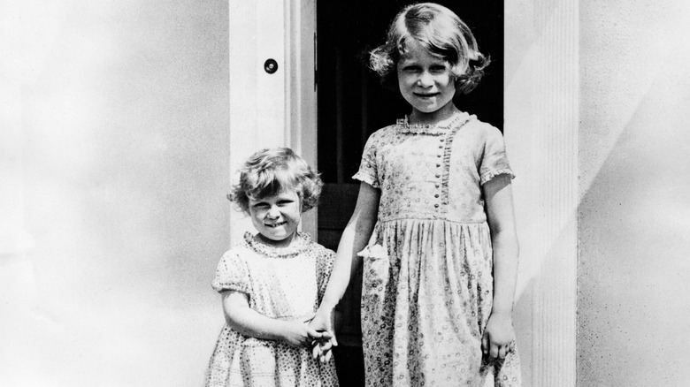 Then Princess Elizabeth and Princess Margaret