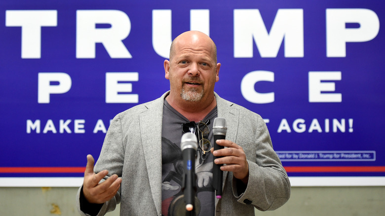 Rick Harrison at a Trump rally