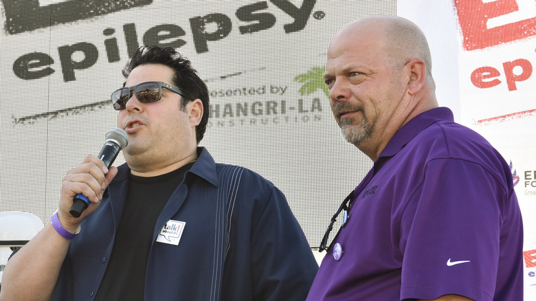 Rick Harrison at Epilepsy benefit