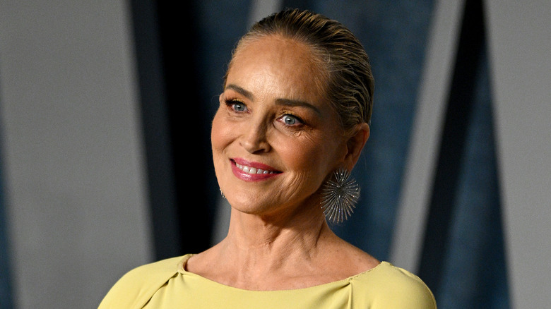 Sharon Stone smiling 