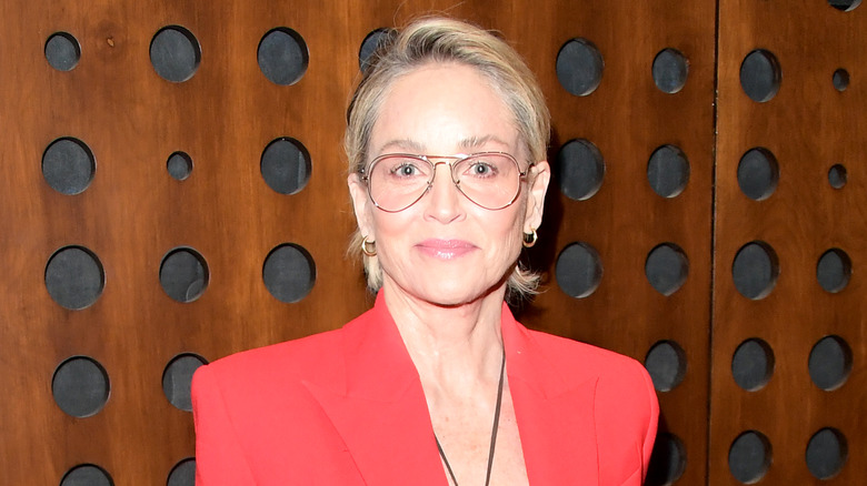 Sharon Stone attending event 