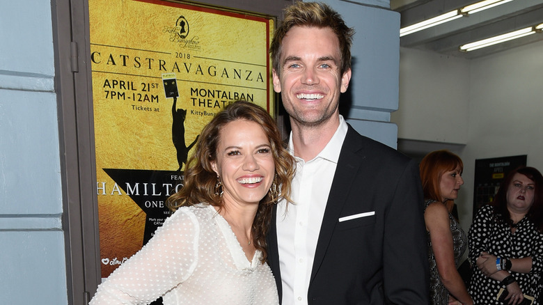 Bethany Joy Lenz and Tyler Hilton attending an event