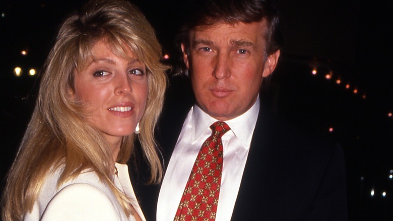 Marla Maples and Donald Trump circa 1990