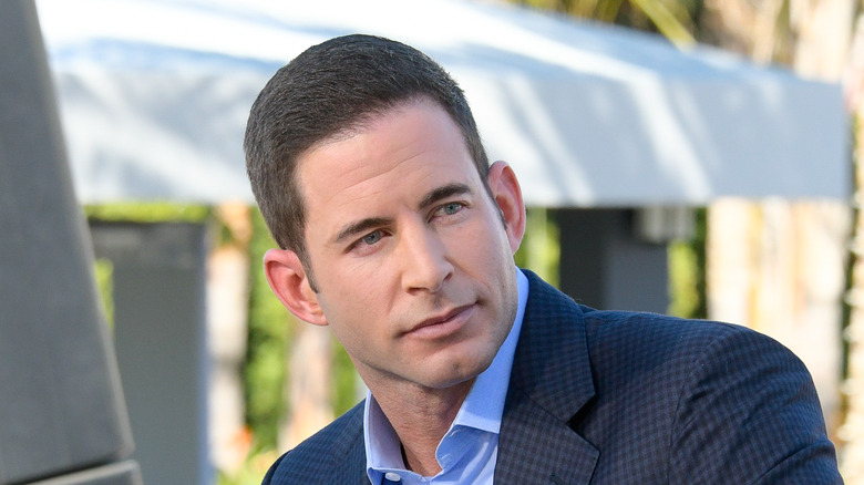 Tarek El Moussa looking pensive