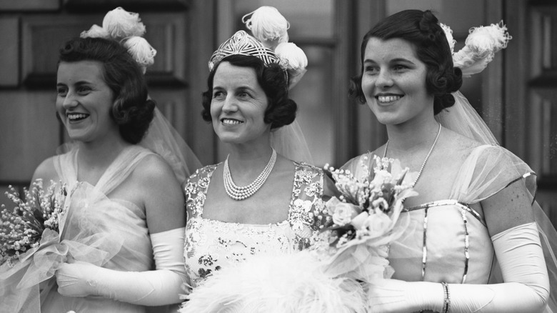 Kathleen, Rose, and Rosemary Kennedy smiling