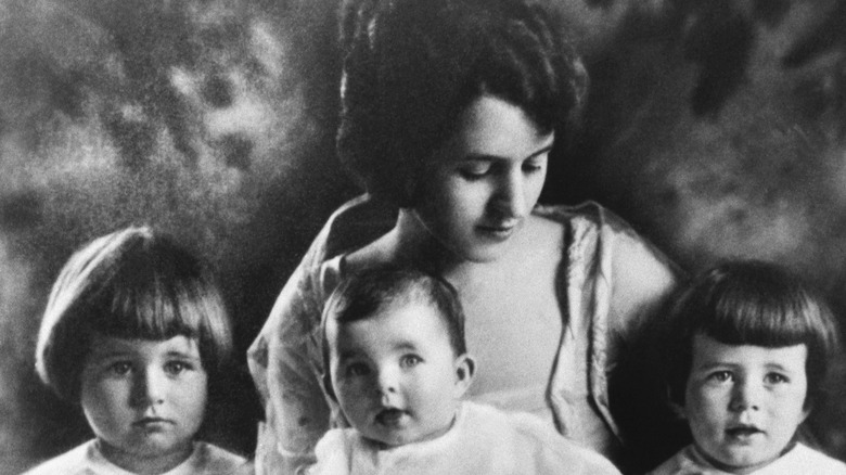 Rose Kennedy with her children