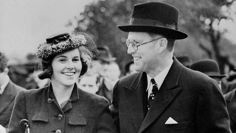 Rosemary and Joseph P. Kennedy smiling