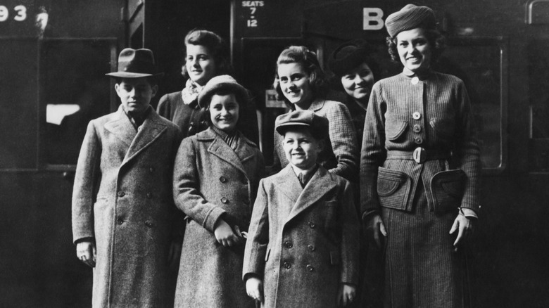 The Kennedy children in 1939