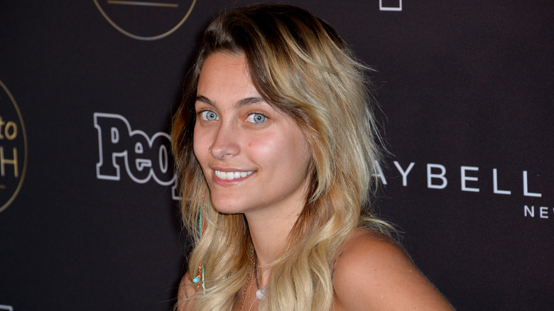 Paris Jackson smiling