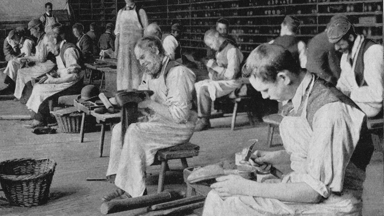 Patients at Royal Earlswood Hospital, 1890