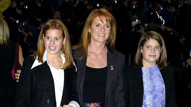 Sarah Ferguson with daughters