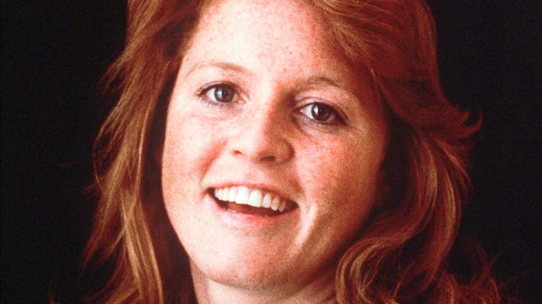 Young Sarah Ferguson smiling