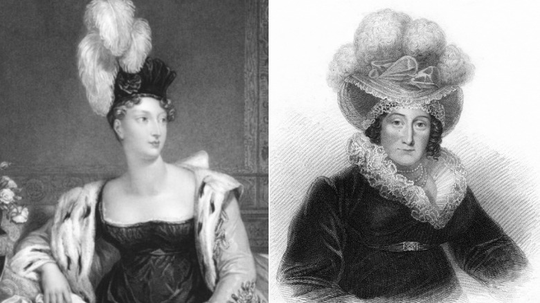 Princess Charlotte of wales and Caroline Brunswick