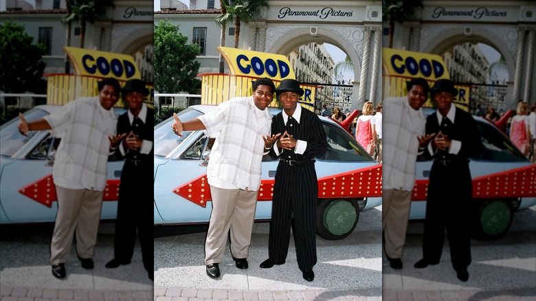 Kenan Thompson and Kel Mitchell at the "Good Burger" premiere in Los Angeles.