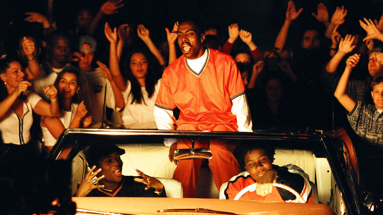 Kenan and Kel with Coolio during a Nickelodeon shoot in Los Angeles.