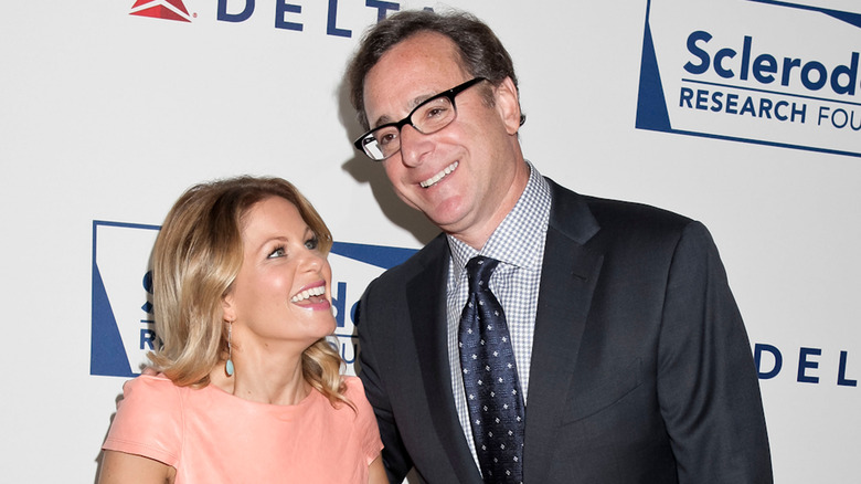 Candace Cameron Bure and Bob Saget