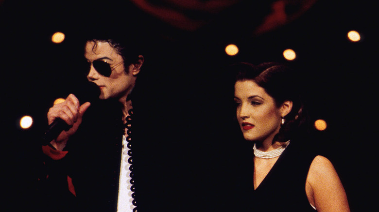 Michael Jackson, Lisa Marie Presley in 1994