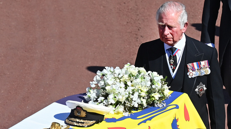 Prince Charles mourning Prince Philip