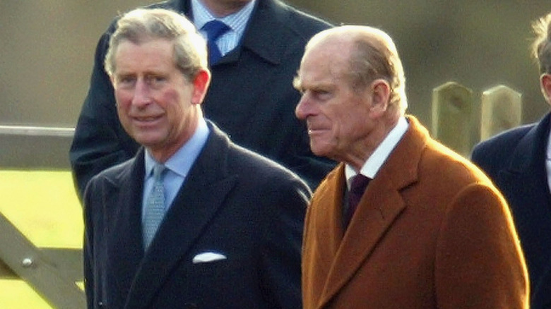 Prince Charles, Prince Philip in 2003 