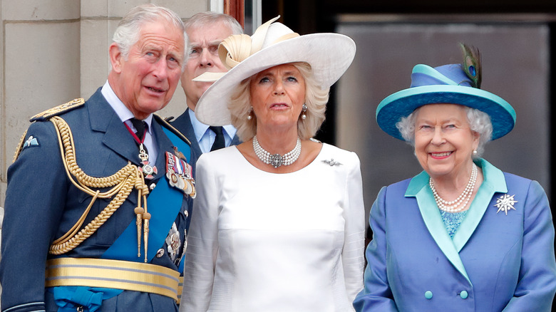 Charles Camilla and Elizabeth 