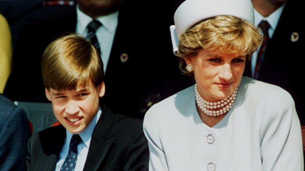 Prince William and Princess Diana