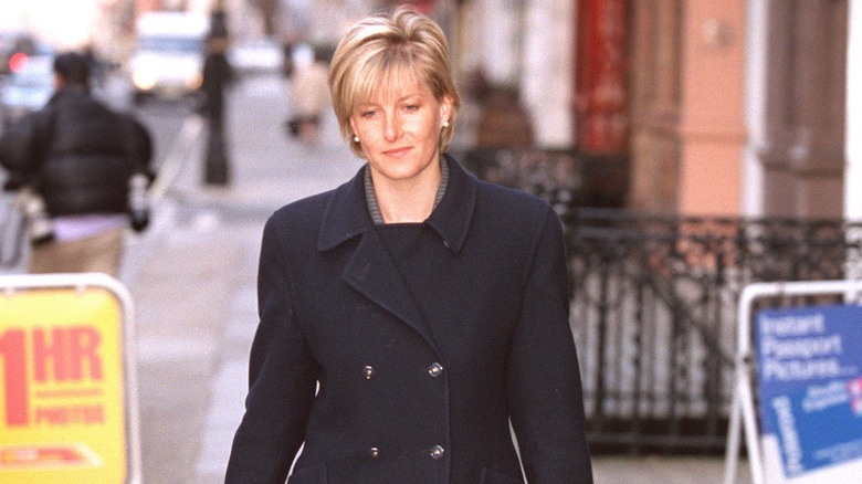 Sophie, Duchess of Edinburgh, walking on street 