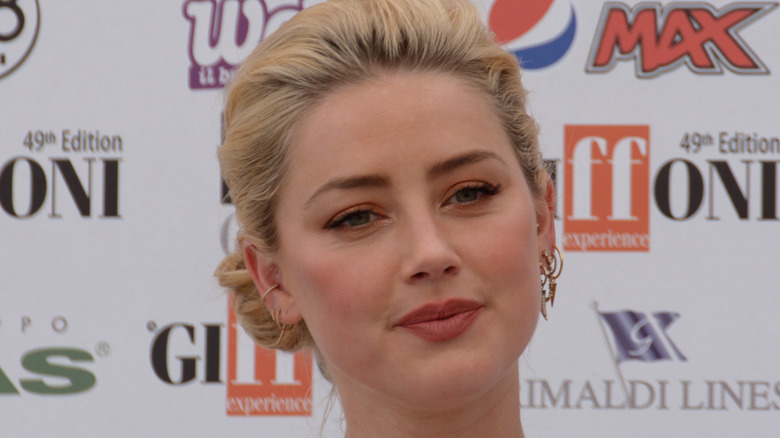 Amber Heard at event