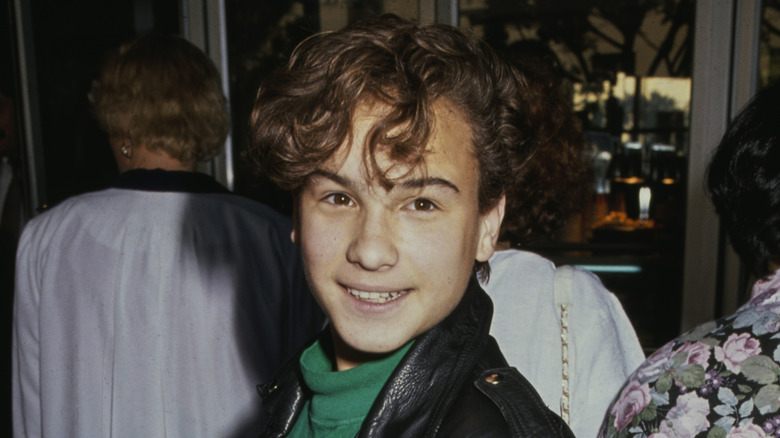 JOhnny Galecki at an event in the '90s