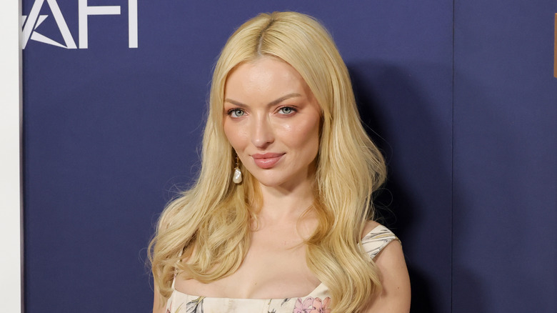 Francesca Eastwood posing at 2024 AFI event