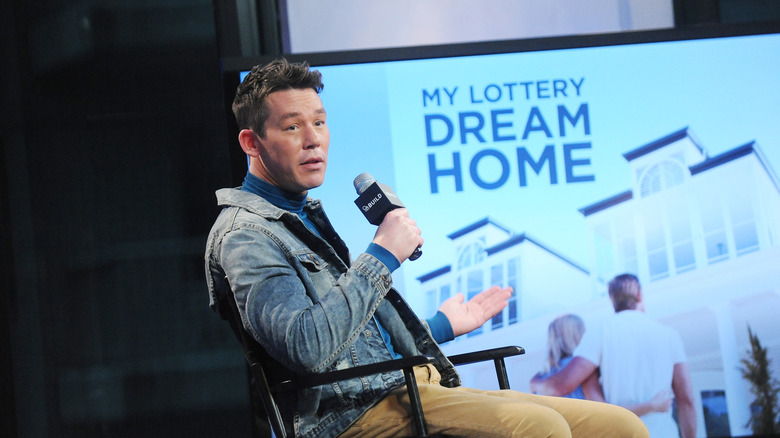 David Bromstad speaking in microphone