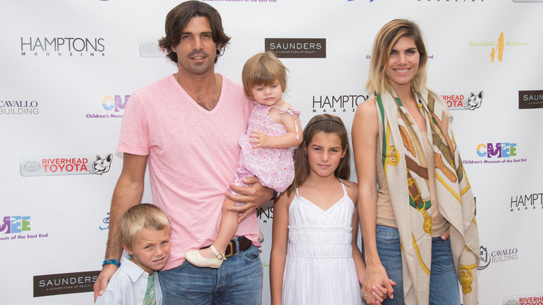 Delfina Blaquier, Nacho Figueras and children