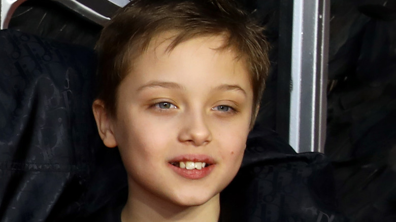 Knox Jolie-Pitt smiling