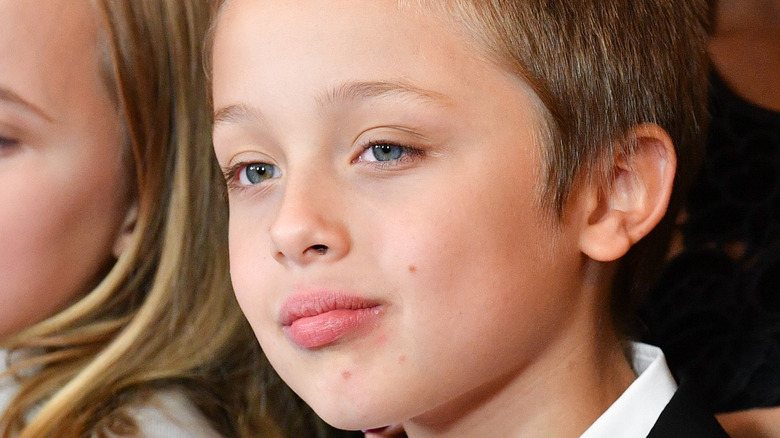 Knox Jolie-Pitt smiling