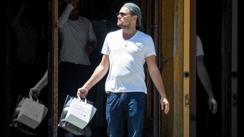 Leonardo DiCaprio walking