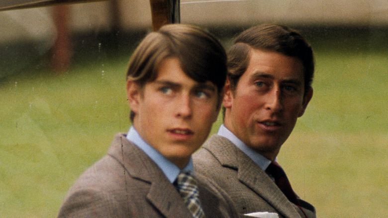 Prince Andrew with Prince Charles 