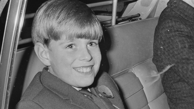 Prince Andrew as a child 