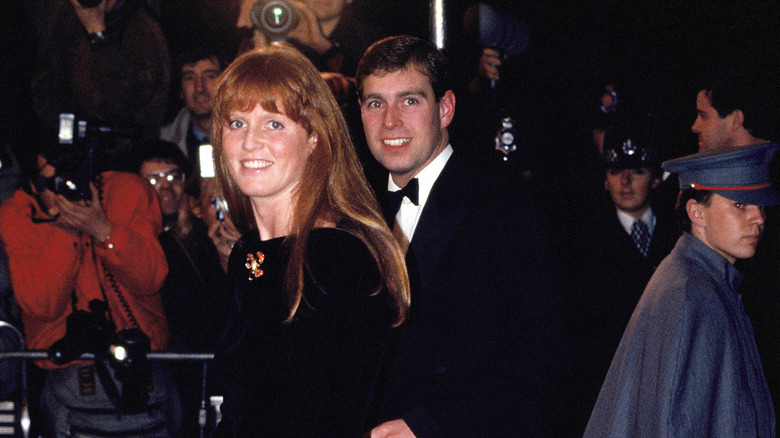 Sarah Ferguson, Prince Andrew seated