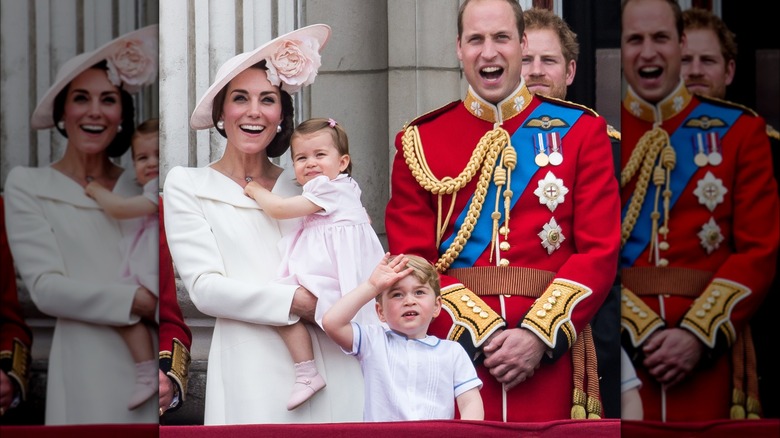 The royals at Trooping the Colour