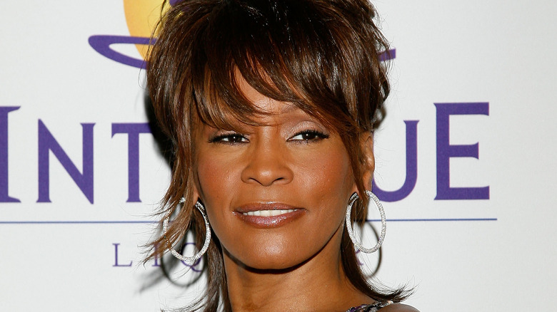 Whitney Houston smiling