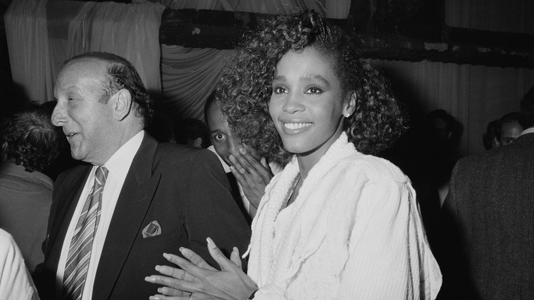 Clive Davis and Whitney Houston