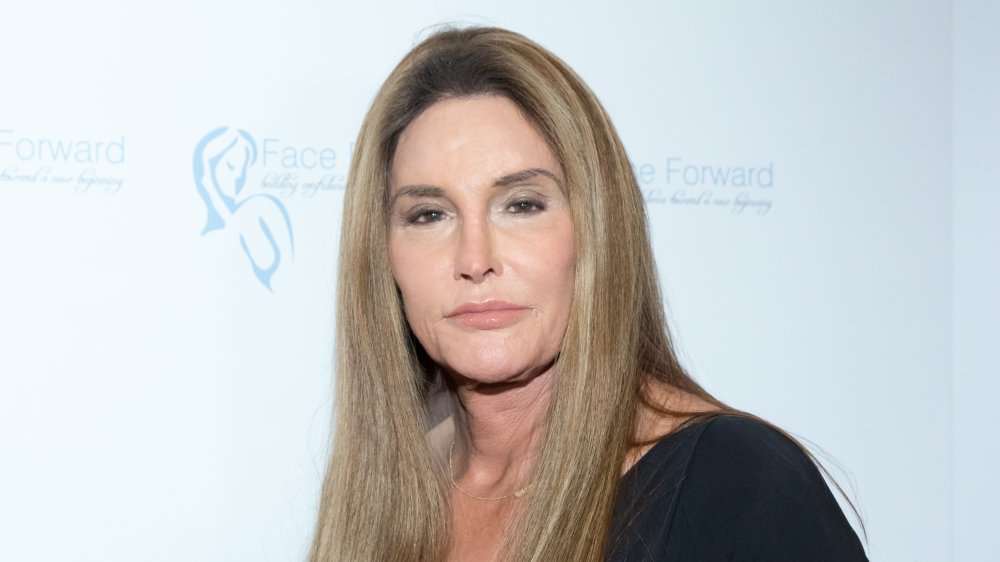 Caitlyn Jenner on the red carpet wearing black