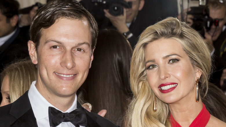 Jared Kushner and Ivanka Trump smiling