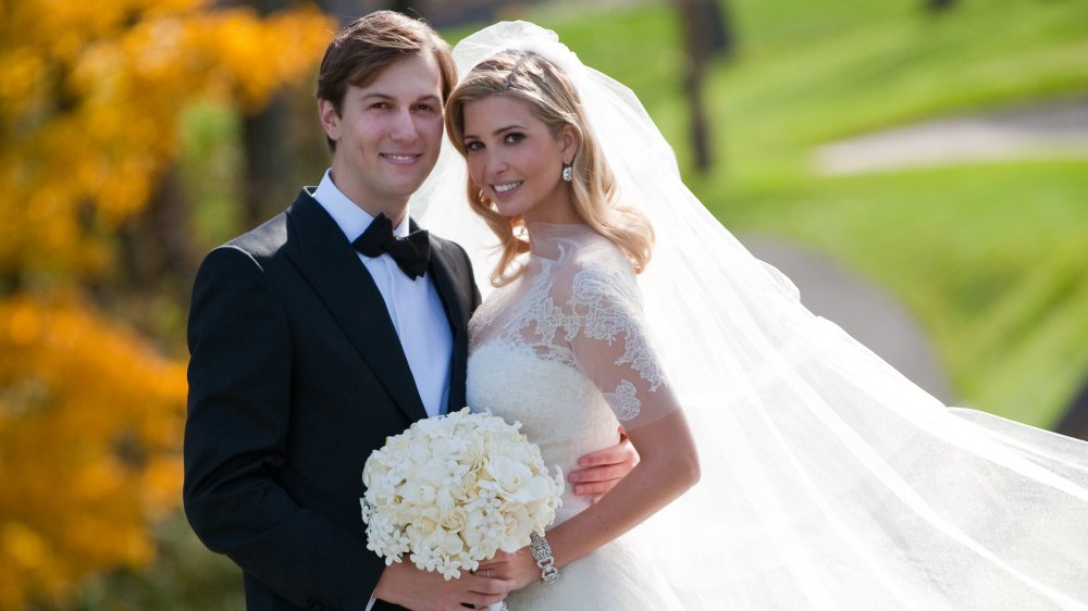 Ivanka Trump, Jared Kushner on their wedding day