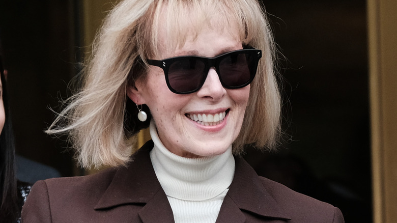 E Jean Carroll smiling