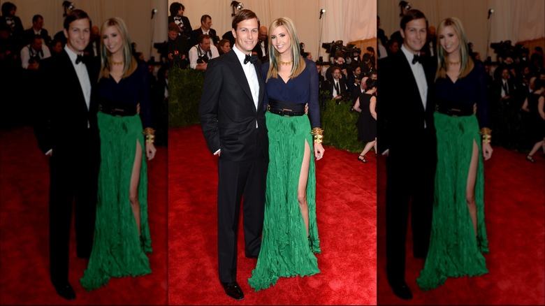 Jared Kushner and Ivanka Trump posing